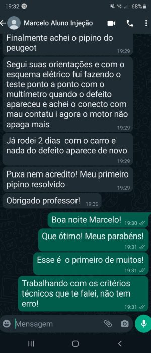 testemunho whatapp marcelo injeção